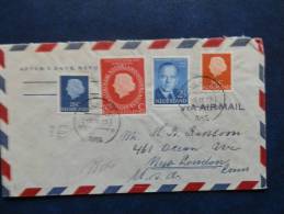 A1804   BRIEF NAAR USA  1955 - Lettres & Documents