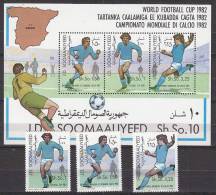 B0895 - SOMALIE Yv N°272/74 + BF ** FOOTBALL - Somalie (1960-...)