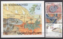 B0896 - SOMALIE Yv N°278/80 + BF ** ANIMAUX ANIMALS - Somalie (1960-...)