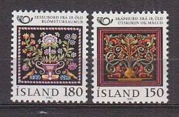 Q1283 - ISLANDE ICELAND Yv N°509/10 ** ARTISANAT - Nuovi