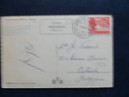 A1824     CP  1954 - Storia Postale