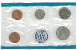 Modern U.S. Uncirculated Mint Set Coin - 5 COINS UNCIRCULATED YEAR 1970 - PHILADELPHIA - BUREAU OF THE MINT  U.S.A. - Sammlungen