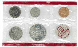Modern U.S. Uncirculated Mint Set Coin - 5 COINS UNCIRCULATED YEAR 1968 - DENVER - BUREAU OF THE MINT  U.S.A. - Collezioni