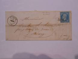 L10.lettre De St Amour Sur 22.GC.A Etudier - 1862 Napoleon III