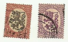 1917 - Finlandia 74 + 77 Ordinaria C2005 - Oblitérés