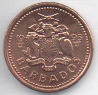 BARBADOS 1 CENT 1995 - Barbados (Barbuda)