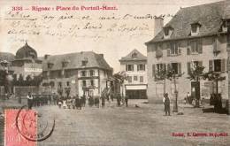 12.....AVEYRON... RIGNAC.....PLACE DU PORTAIL HAUT..... .ECRITE... ‹(•¿• )› - Autres & Non Classés