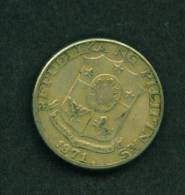 PHILIPPINES  -  1971  25 Centavos  Circulated As Scan - Filippine