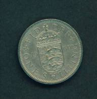 GREAT BRITAIN  -  1960  1 Shilling  Circulated As Scan - Andere & Zonder Classificatie