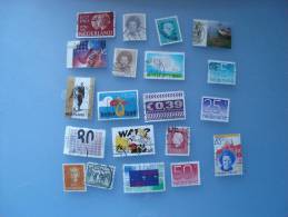 Lot De 20 Timbres Des Pays Bas - Collections