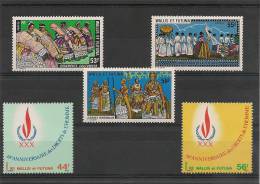 WALLIS ET FUTUNA  1978 N°Y/T :N°221/225** Côte 16,50 € - Ongebruikt