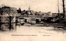 CHATEAUVILLAIN  Le Pont Des Malades  Belle Carte écrite Très Bon état - Chateauvillain