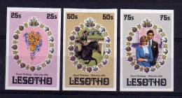 Lesotho - 1981 - Royal Wedding (Imperf) - MH - Lesotho (1966-...)