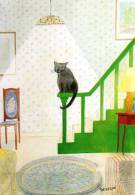 Jean Jacques SEMPE La Fee Du Logis, Chat Sur Rampe D"escalier - Sempé