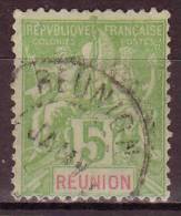 REUNION - 1900 - YT N° 46  -  Oblitéré - - Used Stamps