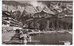 PO5164# GERMANIA - GERMANY - EIBSEE GEGEN RIFTELWAND  VG 1957 - Zugspitze