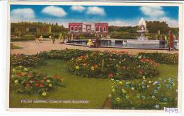 PO5173# REGNO UNITO - BLACKPOOL - STANLEY PARK - ITALIAN GARDENS  VG 1955 - Blackpool