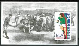 1995 Sud Africa Sport Rugby Block MNH ** Spa220 - Rugby