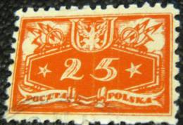 Poland 1920 Official Stamp 25f - Mint - Servizio
