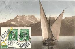 AK  Barque Du Léman  (Tellknaben Abart)         1912 - Abarten