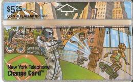 TARJETA DE ESTADOS UNIDOS DE NEW YORK TELEPHONE $5,25 (BEISBOL) - Magnetische Kaarten