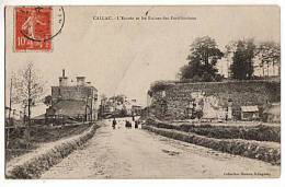 CPA 22 CALLAC - L Entree Et Les Ruines Des Fortifications - Callac
