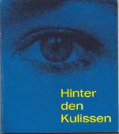 FDP,  Hinter Den Kulissen, Kleinbroschüre, 128 Seiten, 1965 - Política Contemporánea