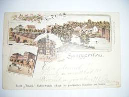 Sarreguemines - Saargemünd  - Moselle - Lithographie - 1898 - Sarreguemines