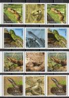 Romania 2011 MNH / Reptiles Of Romania / 2x4 Val With Labels - Serpenti