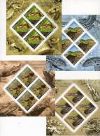 Romania 2011 MNH / Reptiles Of Romania / 4 Blocks - Snakes