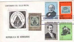 Honduras Year 1968. Beautiful FDC. Centenary Of The Post 2 - Honduras