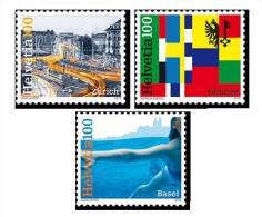 SUISSE - 2012 - Villes Suisses - 3v Neuf // Mnh - Unused Stamps