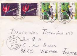 MARCOPHILIE, Lettre, CONGO, Cachet 1979 De NKAY , Fleur, Oiseau/1811 - Autres & Non Classés