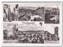 Stuttgart 1951 Zwischen Wald U. Reben ( Die Ecken Oben Sind Nicht Schön ) - Ulm