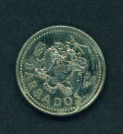 BARBADOS  -  1998  25 Cents  Circulated As Scan - Barbades