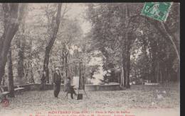 Delcampe - CPA:Montbard:Parc Buffon:Hugot Sénateur Et Dameron Peintre - Montbard
