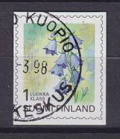 Finland 1998 Mi. 1430    1 LK (1. Klasse) Pflanze Glockenblume - Oblitérés