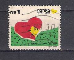 Israel    1990  Ph Nr 1166 Phosphor Stripe From Right   (a3p15) - Used Stamps (without Tabs)