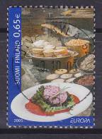 ## Finland 2005 Mi. 1749    0.65 € Europa CEPT : Gastronomie Deluxe JYVÄSKYLÄ Cancel !! - Usati
