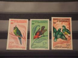 N. CALEDONIE - P.A. 1966/8 UCCELLI 3 Valori - NUOVI(++)-TEMATICHE - Neufs