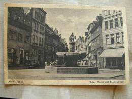 Halle Saale -Alter Markt  Mit Eselbrunnen -Esel -Ane -Donkey   D86137 - Halle (Saale)