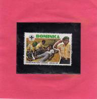 DOMINICA 1977  SCOUTISM SCOUT SCOUTISMO MNH - Dominica (...-1978)