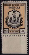 Yugoslavia - Revenue, Tax Stamps - NOVI SAD - Service