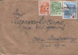 CVR WITH RED CROSS 1957 AS ADDITIONAL - Briefe U. Dokumente