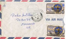 0116. Carta Aerea St. PERTH (barbados) 1970. Stamp Scouts - Barbades (1966-...)