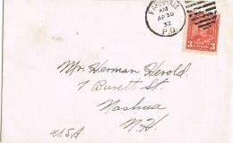 0119. Carta FARNHAM (canada) 1932. Parrilla Muda - Lettres & Documents