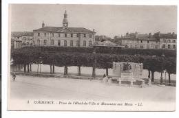 5 - COMMRECY - Place De L'Hôtel De Ville Et  Monument Aux Morts - LL - Commercy