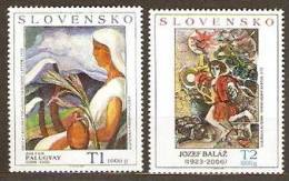 Slovakia 2008 Mi 594-5 ** Art - Unused Stamps