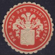 GERMANY - LEIPZIG - LABEL - Coat Of Arms - RED - Andere & Zonder Classificatie