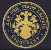GERMANY - LEIPZIG - LABEL - Coat Of Arms - DARK BLUE - Other & Unclassified